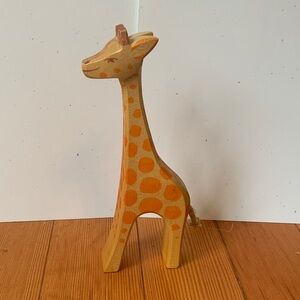 Ostheimer Handmade Wooden Giraffe Figurine